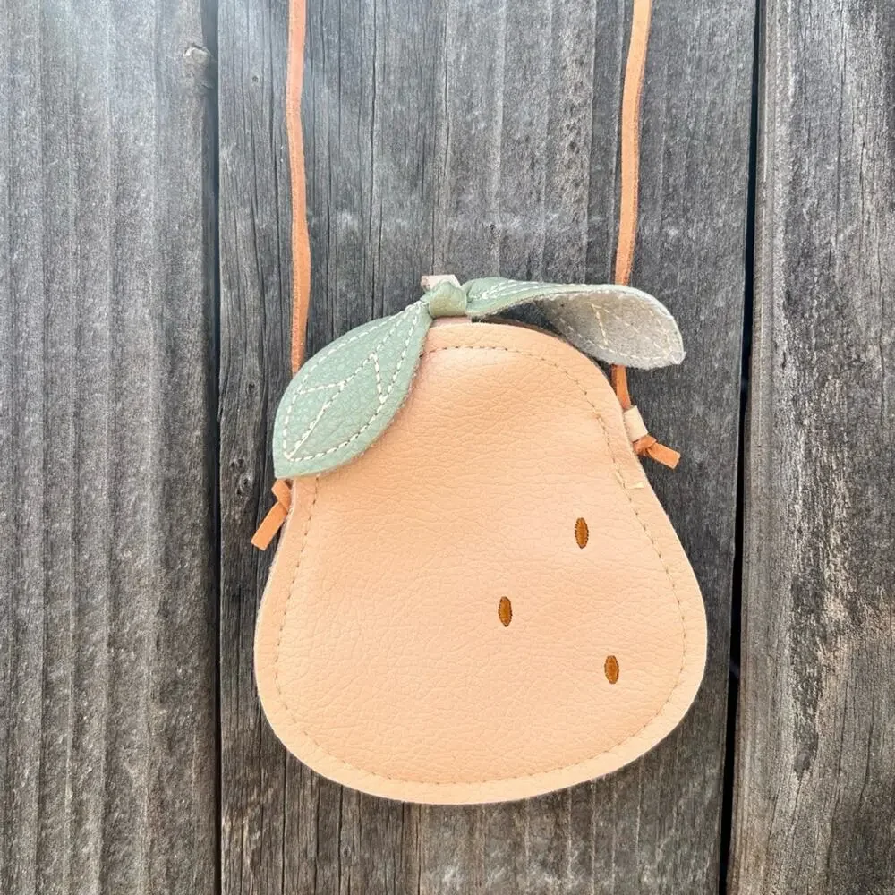 Pear Vegan Leather Crossbody Bag